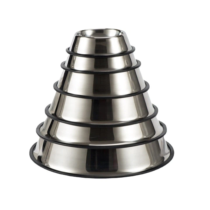 Anti slip Stainless Steel Dog Bowls